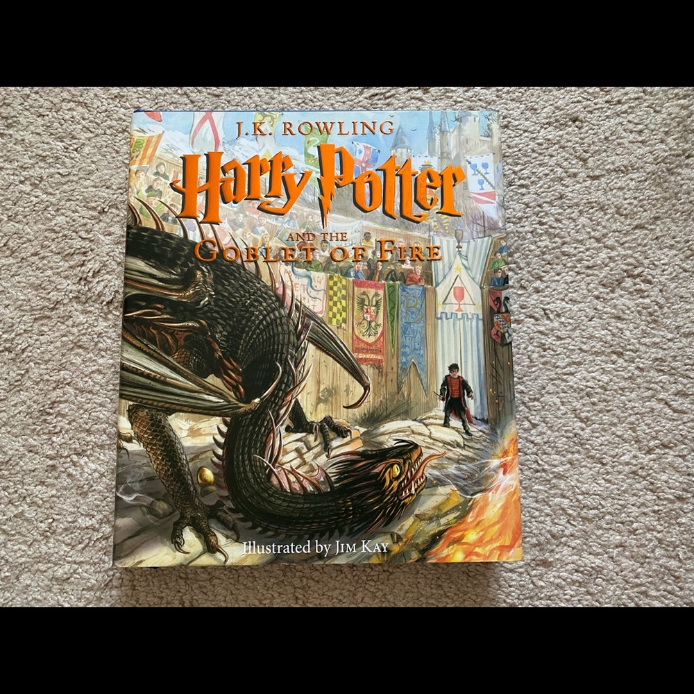 Harry Potter Goblet Of Fire Illustrated Book